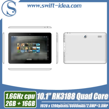 10.1" Quad Core 2GB RAM Retina 1920*1200 Screen 5MP Camera Autofocus Tablet PC (PRQ1046TA)